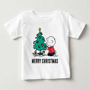 T-shirt Pour Bébé cacahuètes   Lumières de Noël Brown Charlie