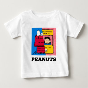 T-shirt Pour Bébé cacahuètes Snoopy & Lucy Half & Half