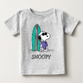 T-shirt Pour Bébé cacahuètes | Snoopy Ocean High Tide (Devant)