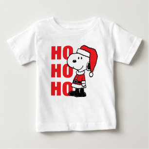 T-shirt Pour Bébé cacahuètes   Snoopy Santa Claus