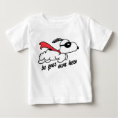 T-shirt Pour Bébé cacahuètes | Snoopy Super Hero (Devant)