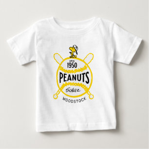 T-shirt Pour Bébé cacahuètes WoodstockPeanuts Baseball depuis 1950