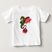 T-shirt Pour Bébé Cactus Dragon (Devant)