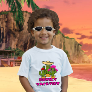 T-shirt Pour Bébé Cactus verts, maillot de bébé famille