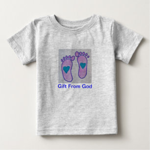 T-shirt Pour Bébé Cadeau de Dieu