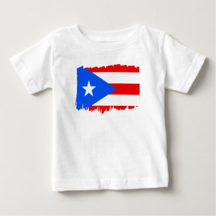 T-shirt Pour Bébé Cadeau de drapeau de Porto Rico Fan de football Sp