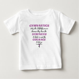 T-shirt Pour Bébé Cadeau de gymnastique Les forts survivent Cadeau d