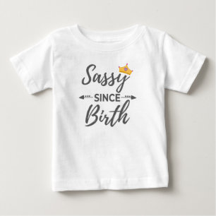 T-shirt Pour Bébé Cadeau Fille Impertinente Cadeau Impertinente Depu