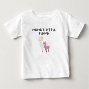 T-shirt Pour Bébé Cadeau Petit Llama Mamas Petit Llama Cadeau
