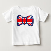 T-shirt Pour Bébé Cadeaux d'art de cravate d'arc d'Union Jack (Devant)