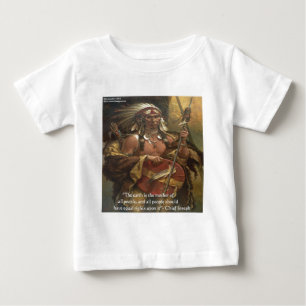 T-shirt Pour Bébé Cadeaux de citations de Chief Joseph & Nature T-sh