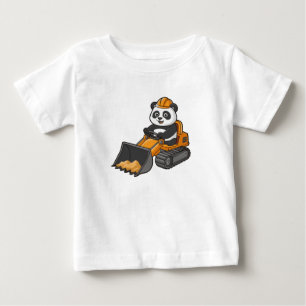 T-shirt Pour Bébé Cadeaux pour enfants chantier conducteur de pellet