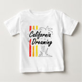 T-shirt Pour Bébé California Dreaming (Devant)