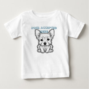 T-shirt Pour Bébé Câlins acceptés ici