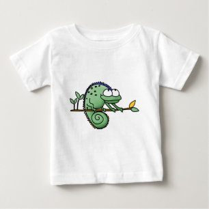 T-shirt Pour Bébé Cameleon de dessin animé drôle et mignon Lézard ve