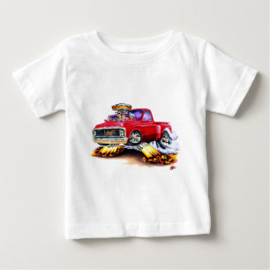 T-shirt Pour Bébé Camion 1970-72 de rouge de Chevy C10