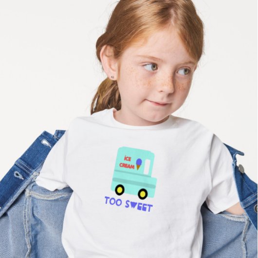 T-shirt Pour Bébé Camion à glace