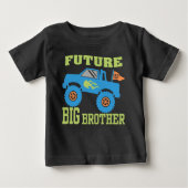 T-shirt Pour Bébé Camion Big Brother (Devant)