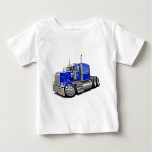T-shirt Pour Bébé Camion de bleu de Kenworth w900