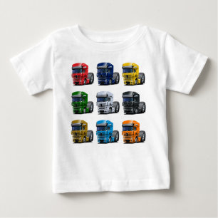 T-shirt Pour Bébé Camion de dessin