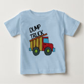 T-shirt Pour Bébé Camion de vidange (Devant)