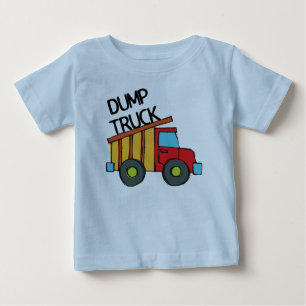 T-shirt Pour Bébé Camion de vidange