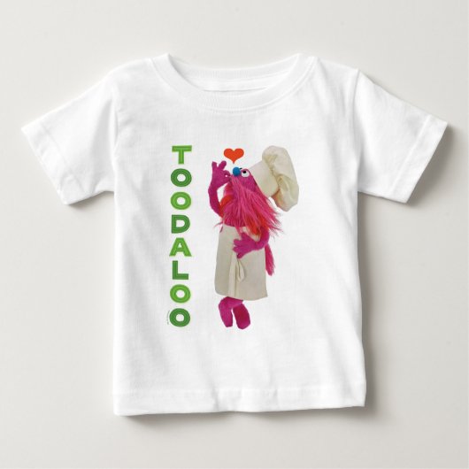 T-shirt Pour Bébé Camion fourré de Cookie Monster | Toodaloo (Devant)