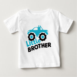 T-shirt Pour Bébé Camion Little Brother Monster