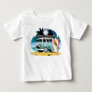 T-shirt Pour Bébé Camionnette de dessin animé