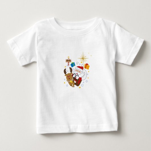 T-shirt Pour Bébé "Camiseta de bebé de algodón unisex – Suave, resis (Devant)