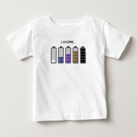 T-shirt Pour Bébé camiseta jiu jitsu baterias carregando (Devant)