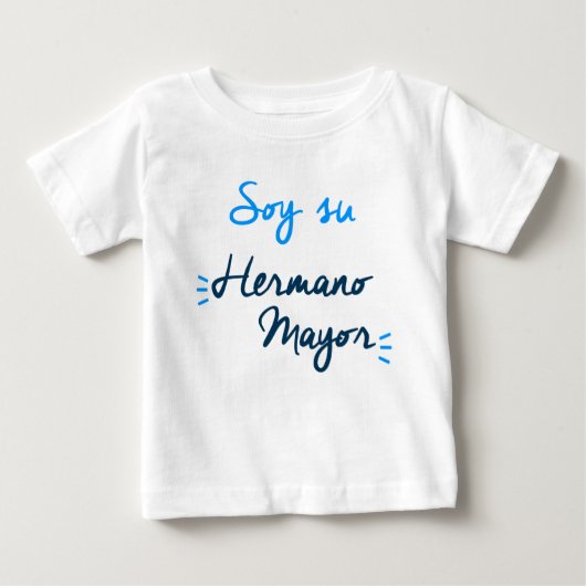 T-shirt Pour Bébé Camiseta niño Hermano Mayor (Devant)