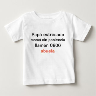 T-shirt Pour Bébé Camiseta papá estresado