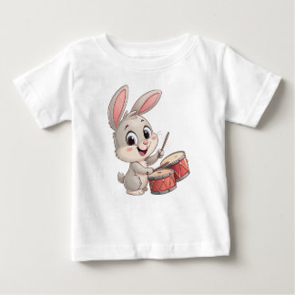 T-shirt Pour Bébé Camiseta para Bebé Conejito Tamborero