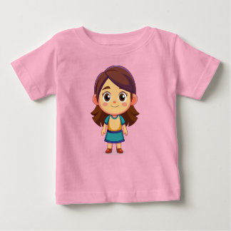 T-shirt Pour Bébé Camiseta para Bebé Muñeca Cómic
