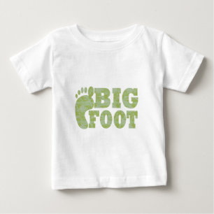 T-shirt Pour Bébé Camouflage vert Texte Bigfoot