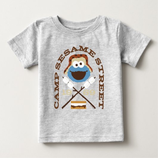 T-shirt Pour Bébé Camp Sesame Street 1969 (Devant)