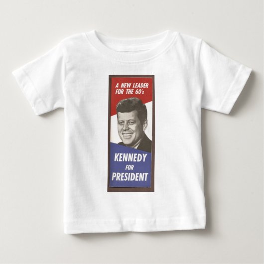 T-shirt Pour Bébé Campagne de JFK (Devant)