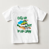 T-shirt Pour Bébé Camping (Devant)