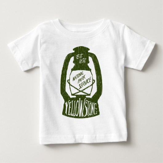 T-shirt Pour Bébé Camping de Yellowstone (Devant)