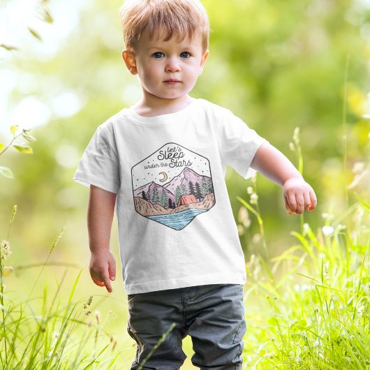 T-shirt Pour Bébé Camping familial Cute