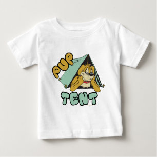 T-shirt Pour Bébé Camping Tente Pup