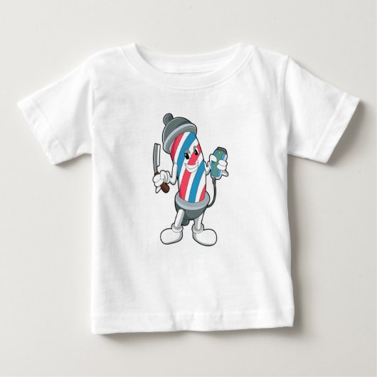 T-shirt Pour Bébé Can as Hairtravh Razor (Devant)