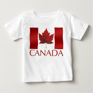 T-shirt Pour Bébé Canada Baby Creeper Canada Drapeau Souvenir Baby C