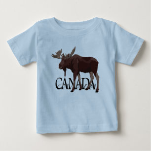 T-shirt Pour Bébé Canada Chemises d'orignal Baby Sweatshirt canadien