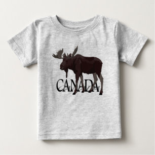 T-shirt Pour Bébé Canada Chemises d'orignal Baby Sweatshirt canadien