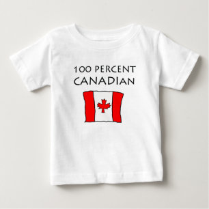 T-shirt Pour Bébé Canadien de 100%