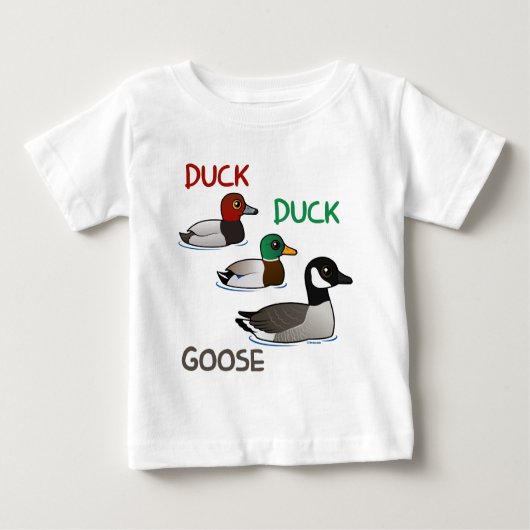 T-shirt Pour Bébé Canard Canard Goose (Devant)