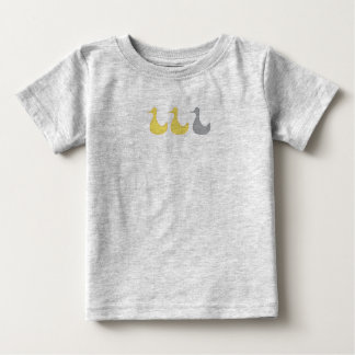 T-shirt Pour Bébé Canard Canard Gris Canard Enfants Chemise