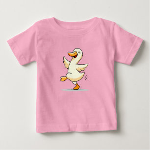 T-shirt Pour Bébé Canard dansant